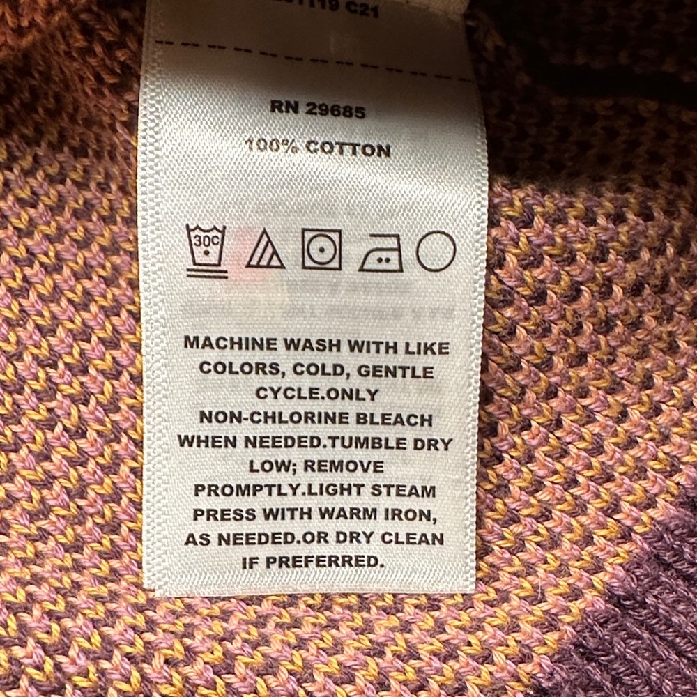 Pendleton Desert Scene Cardigan in Purple and Blue - Picture 4 of 5